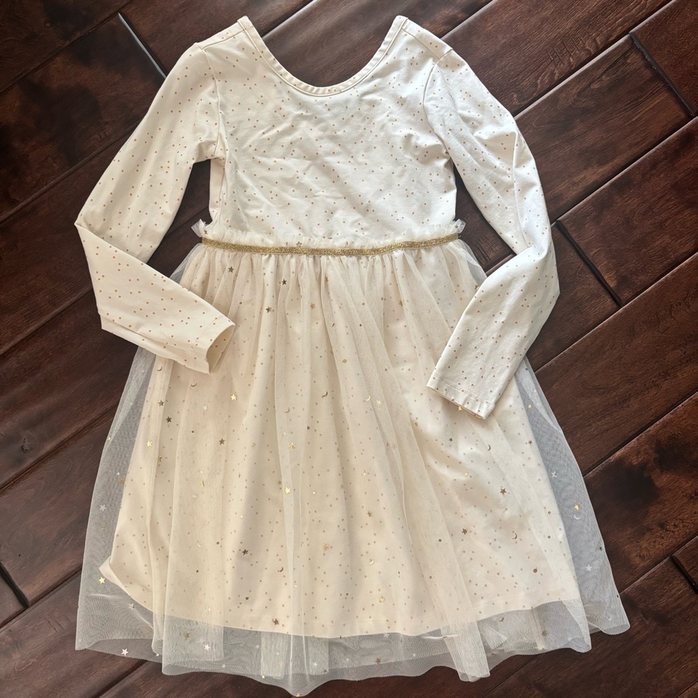 Hanna Andersson Super Soft Shimmer Tulle Skater Dress